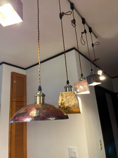 kiyomasa 　インテリアライト　銅真鍮ランプシェード