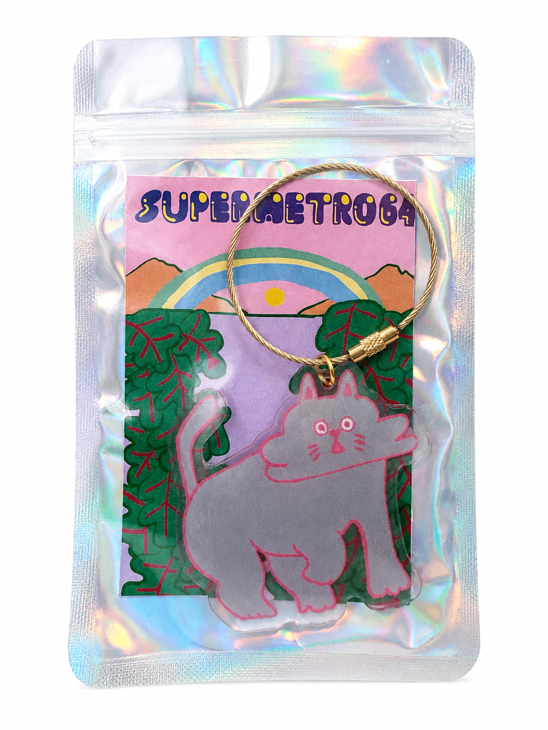supermetro64 アクリルキーホルダー