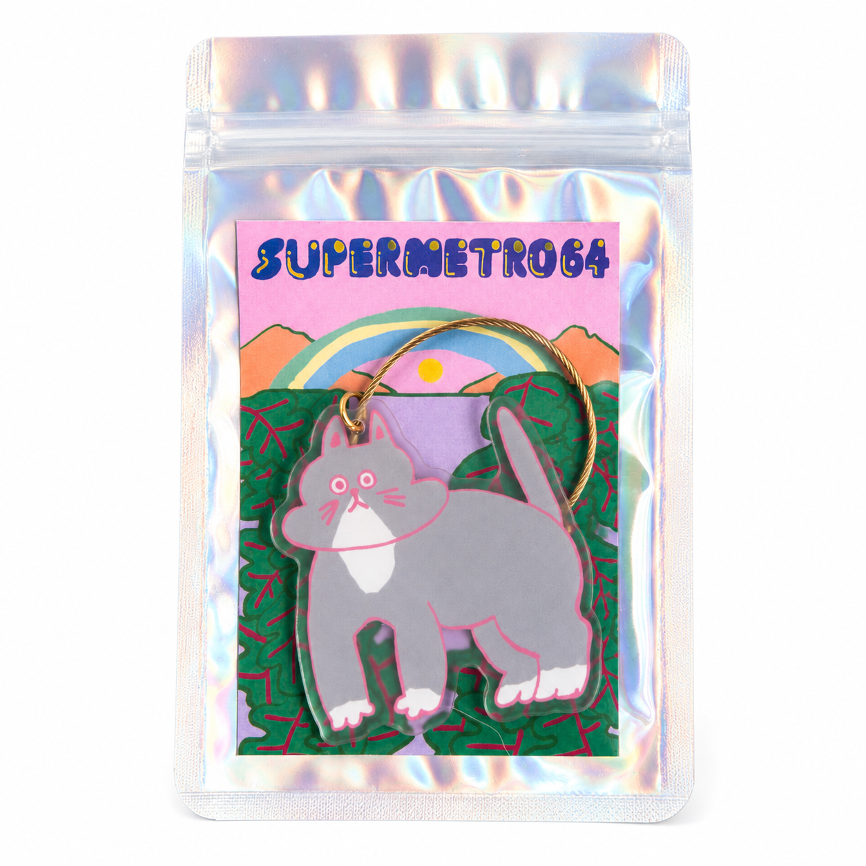 supermetro64 アクリルキーホルダー
