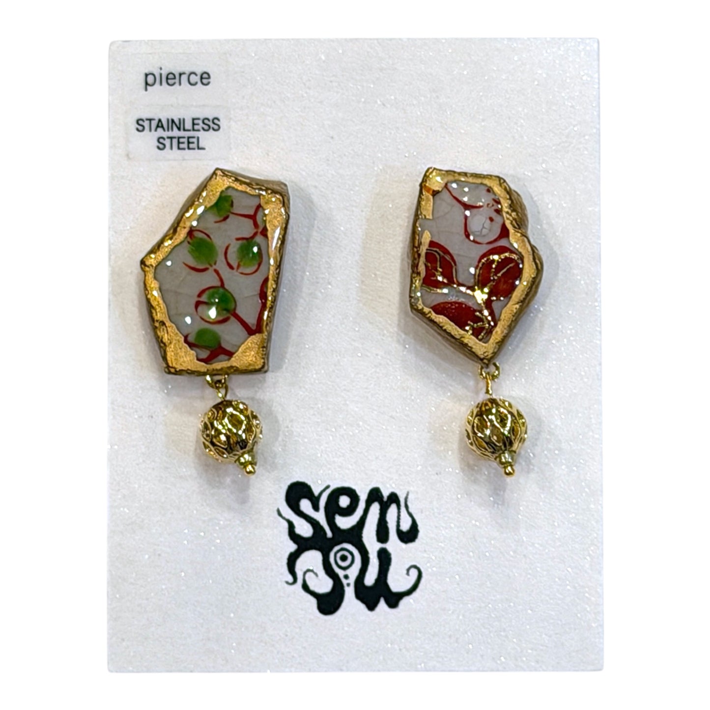千壽　senju 金継ぎピアス　 008
