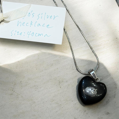 №0823　poyo's heart necklace