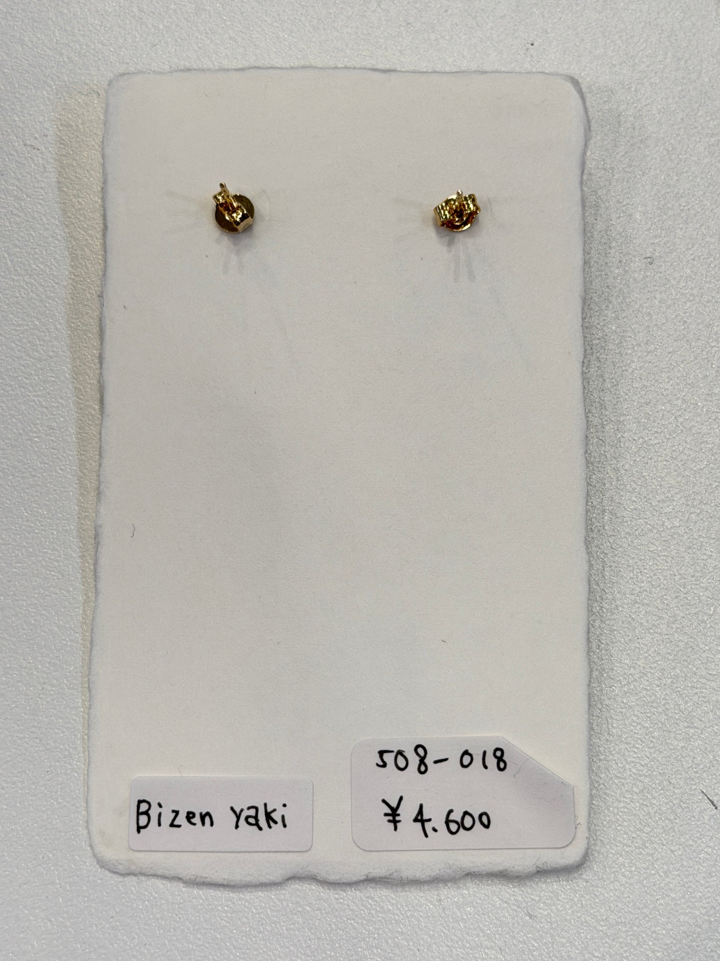 千壽　senju 金継ぎピアス　備前焼　018