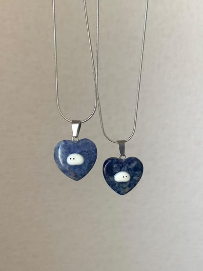 №0823　poyo's heart necklace