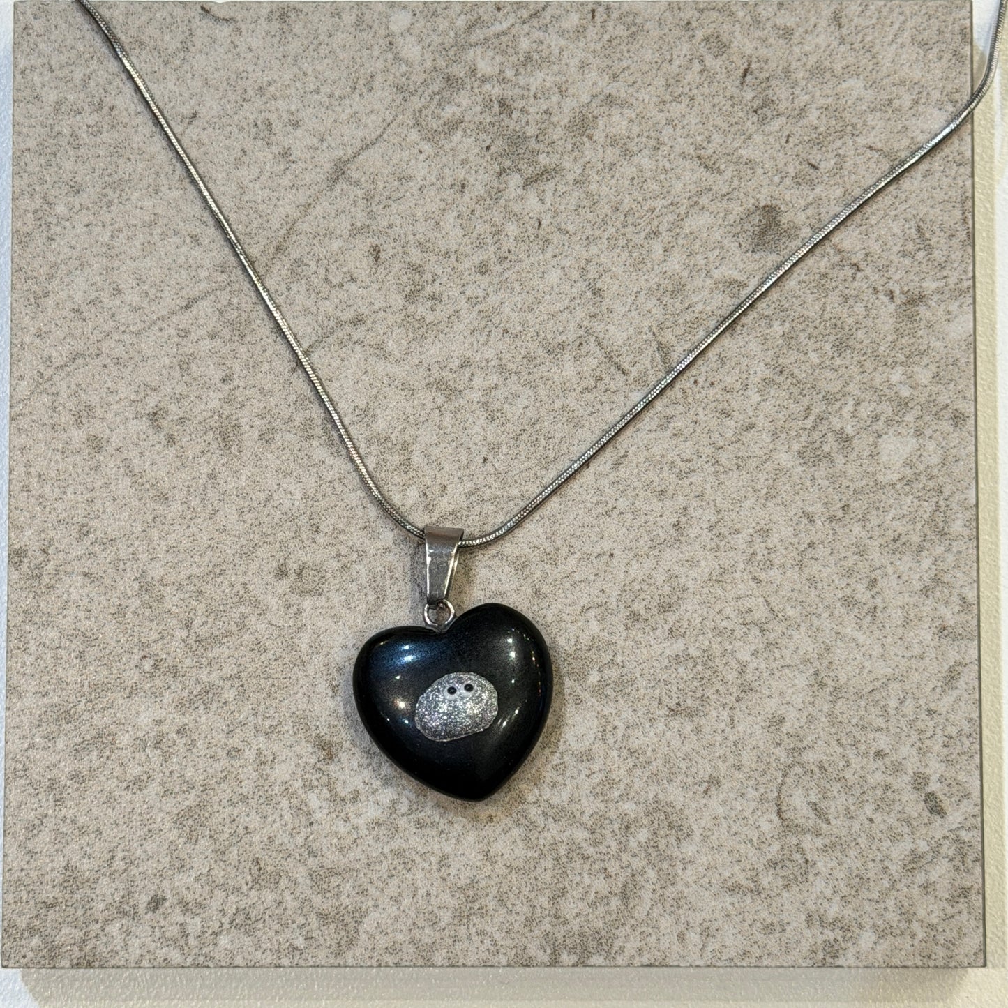 №0823　poyo's heart necklace
