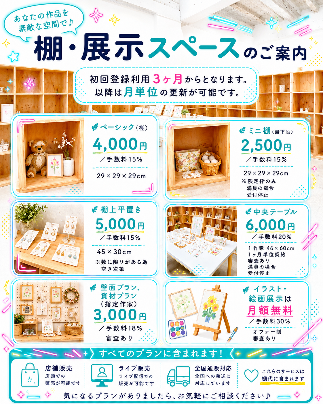 【 中央テーブルプラン】新規/更新
