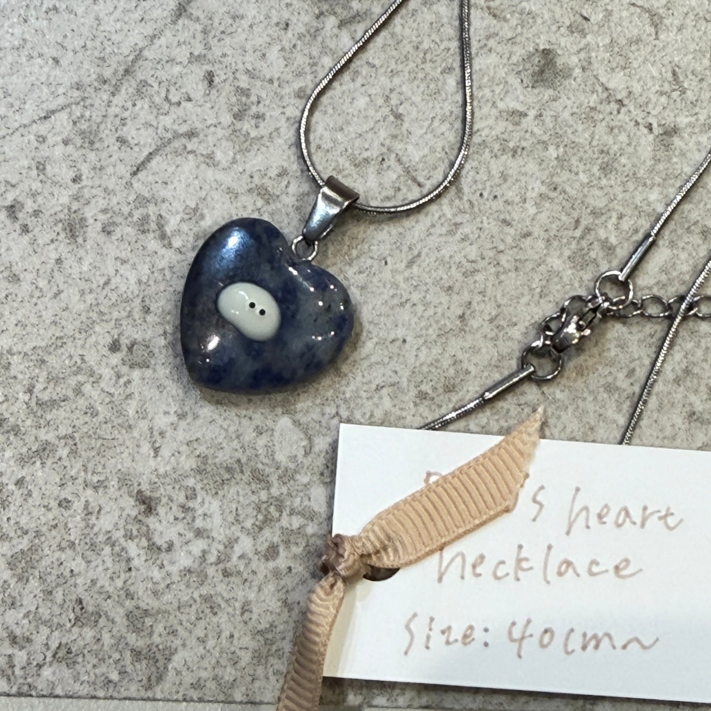 №0823　poyo's heart necklace