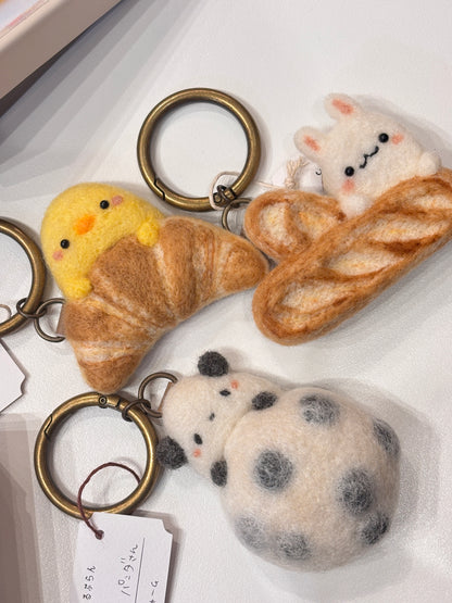 trefleblanc　羊毛フェルト　バッグチャーム/キーホルダー