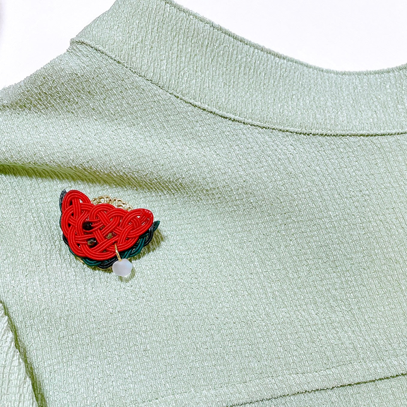 【MIZU-KI】真っ赤なスイカのブローチ（T3）_266