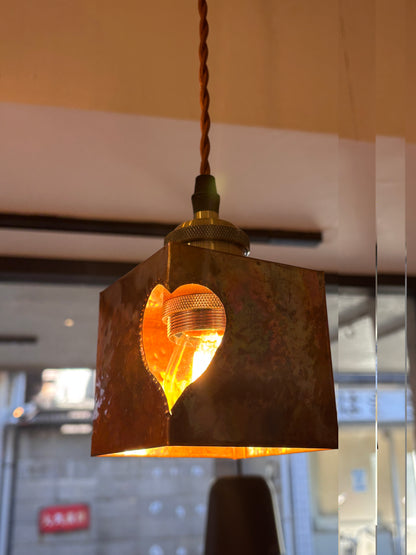 kiyomasa 　インテリアライト　銅真鍮ランプシェード